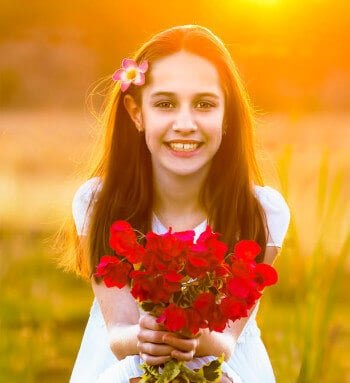 Outdoor Portraits - photo Flower Girl by Rex Boggs