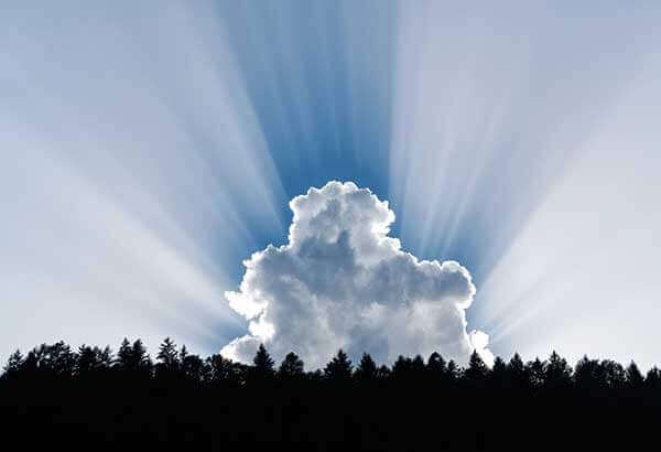Cloud Photography bright rays