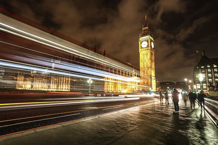 Long Exposure Photo of Big Ben London.