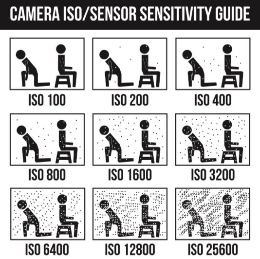 ISO sensitivity illustration guide