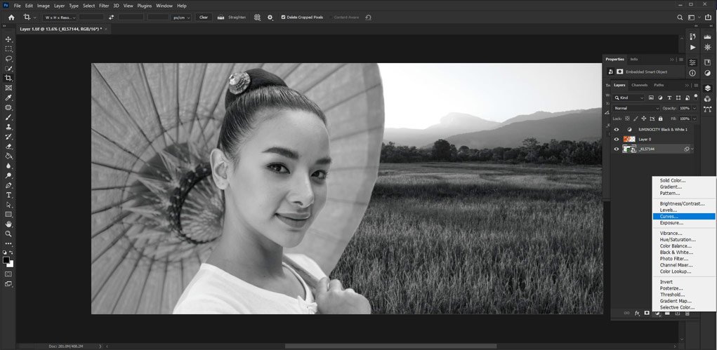 How to invert black and white in Photoshop 2023