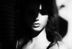 portrait with dramatic lighting.