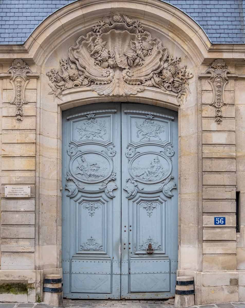 beautiful parisian door