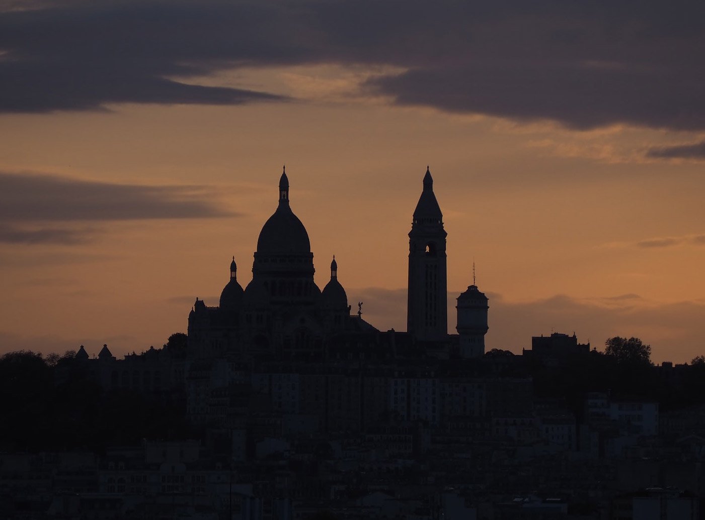 montmartre at sunset