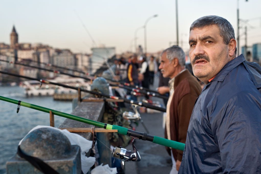 fishermen in Istanbul