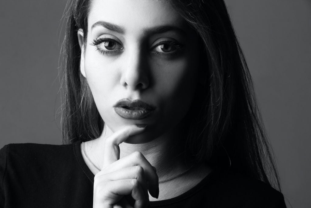 using softbox for portraits.