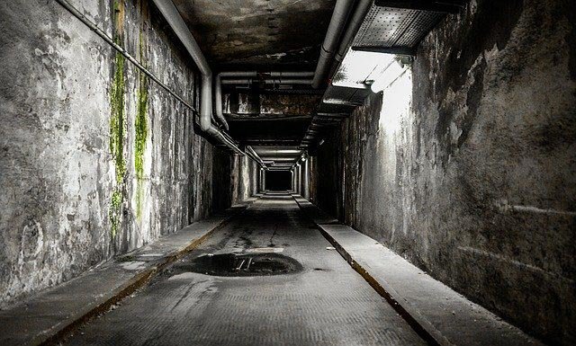 Grungy setting for background photography.