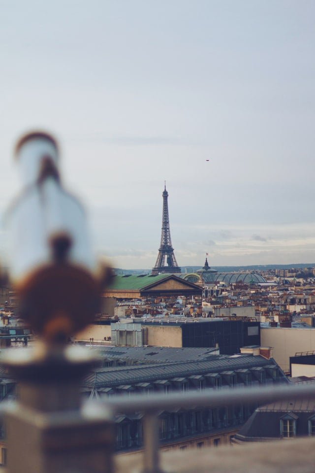 rooftop view of Paris.