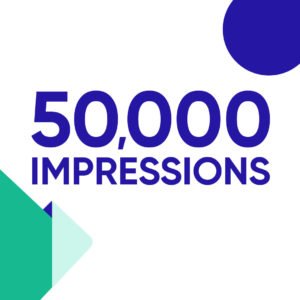 advertise -50 000 Impressions